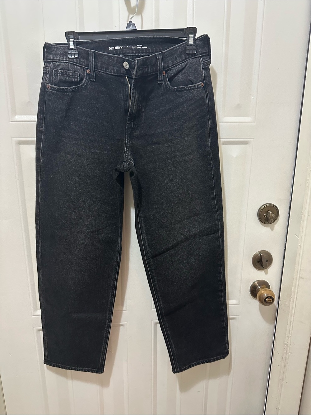 Old Navy Women's Black Wide-Leg Jeans